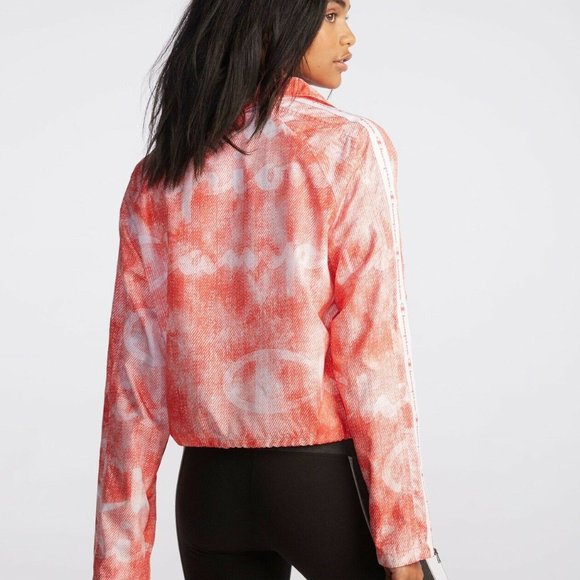 Champion Women's Zip Tape Coaches Jacket Orange - Picture 2 of 15